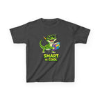 Kids Gecko T-Shirt — 'Smart Is Cool' Cartoon Gecko Graphic Tee