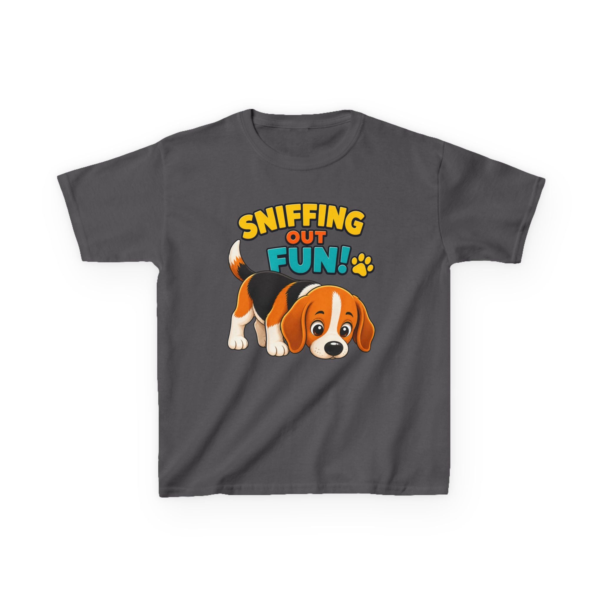 Kids Puppy Dog T-Shirt — 'Sniffing Out Fun!' Cute Puppy Graphic Tee