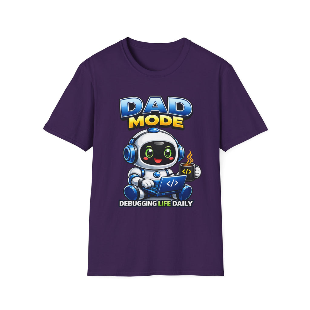 Dad Coding Robot T-Shirt – Support Crew Graphic Tee