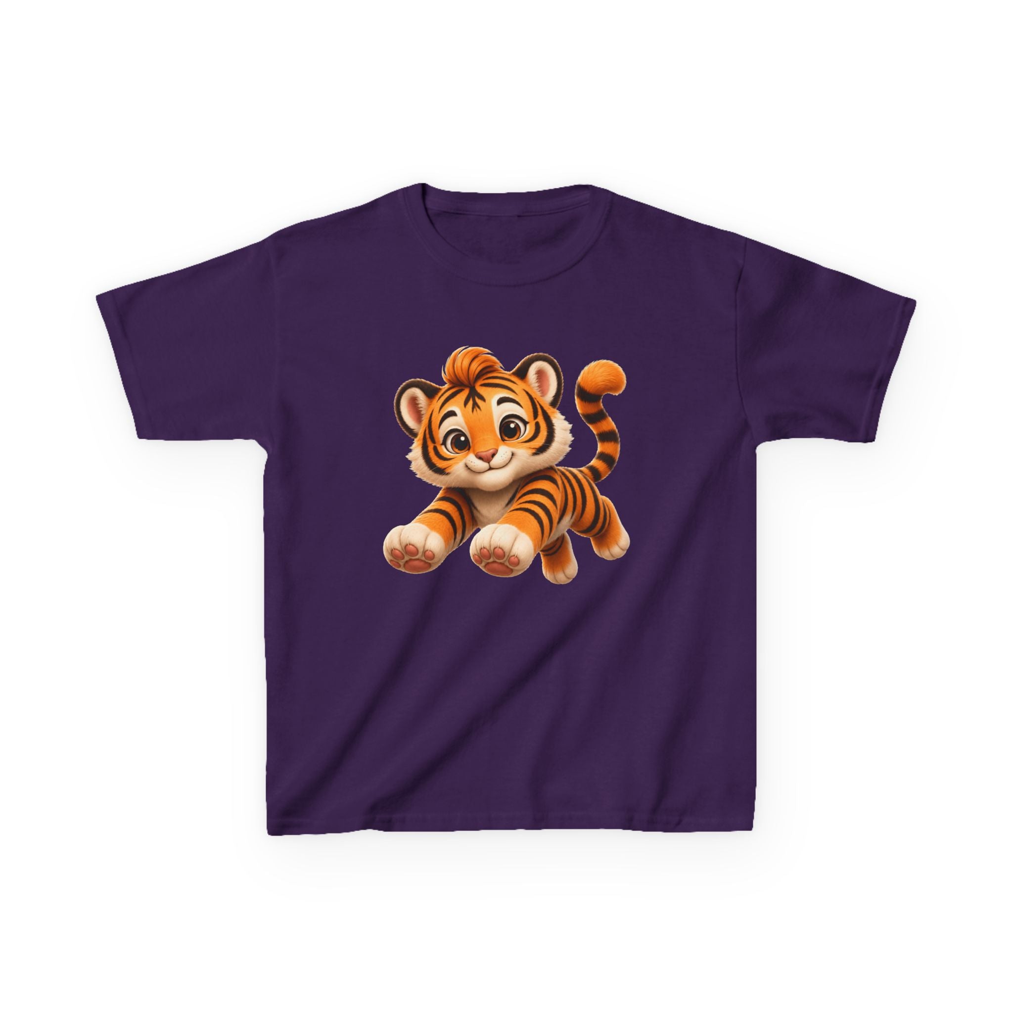 Kids Tee — Cute Cartoon Tiger Shirt for Toddlers & Children