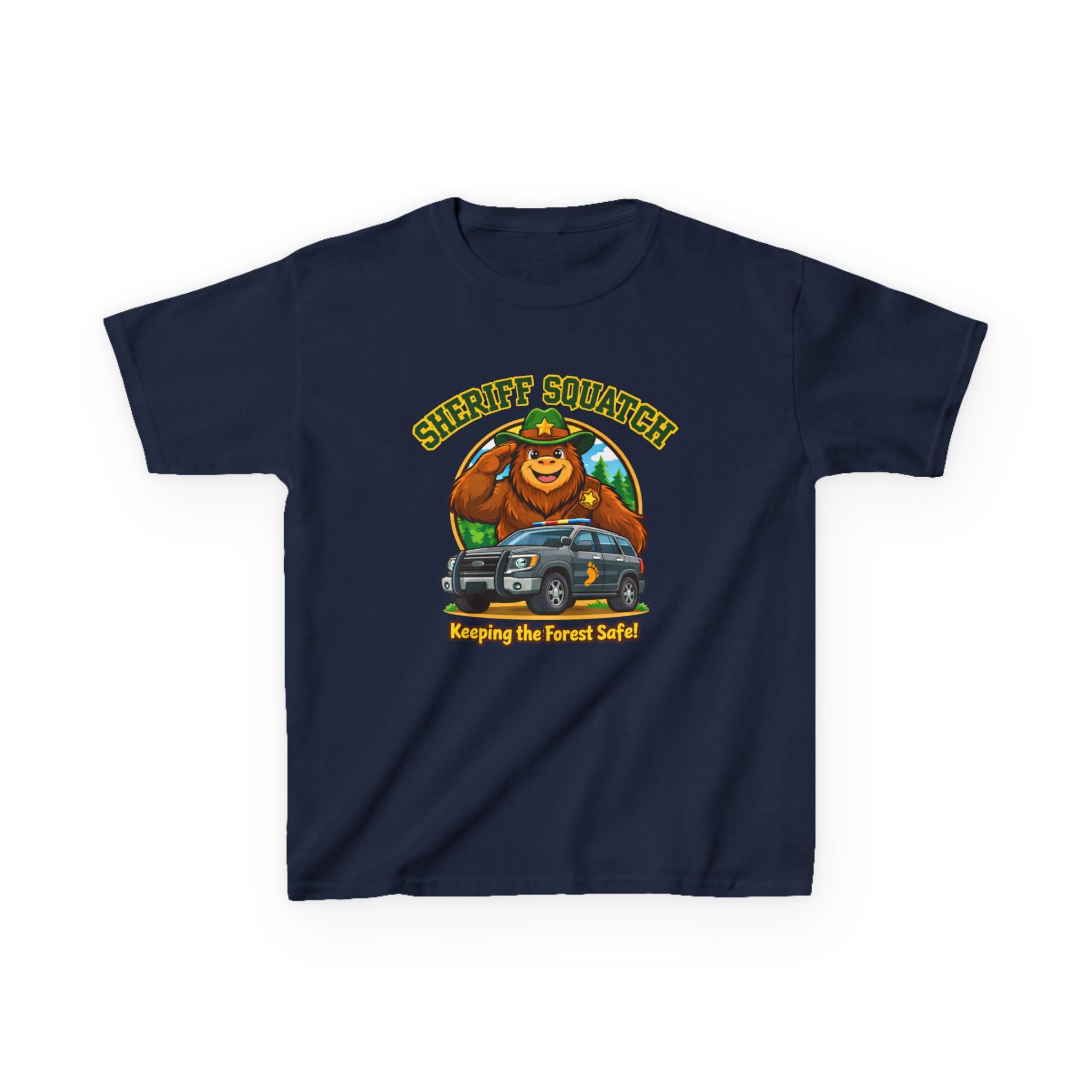 Kids Bigfoot T-Shirt – Sheriff Squatch Graphic Tee