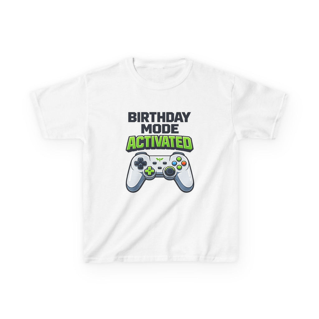 Kids Birthday Gamer T-Shirt – Birthday Mode Graphic Tee