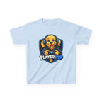 Player Pup Kids T‑Shirt — Cute Gaming Dog Tee for Children