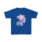 Kids Cheer Kitten T-Shirt — '#1 Cheer Kitten' Cute Cheerleader Cat Graphic Tee
