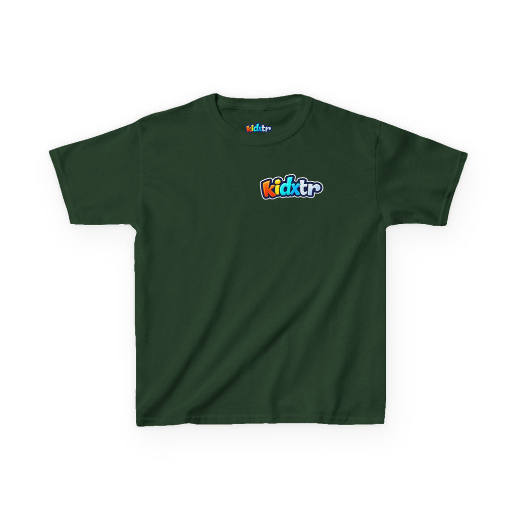Kidxtr™ Kids Logo T-Shirt — 'Born Bold' Rainbow Wordmark Graphic Tee