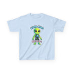 Kids Alien T-Shirt — 'Little Alien, Big Heart' Cute Space Graphic Tee
