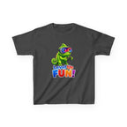 Kids Gaming T-Shirt — 'Level Up Fun!' Chameleon Gamer Graphic Tee