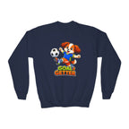 Kidxtr™ Kids Soccer Crewneck Sweatshirt — 'Goal Getter' Champion Graphic Crewneck
