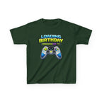 Kids Loading Birthday T-Shirt — 'Loading Birthday' Video Game Controller Graphic Tee