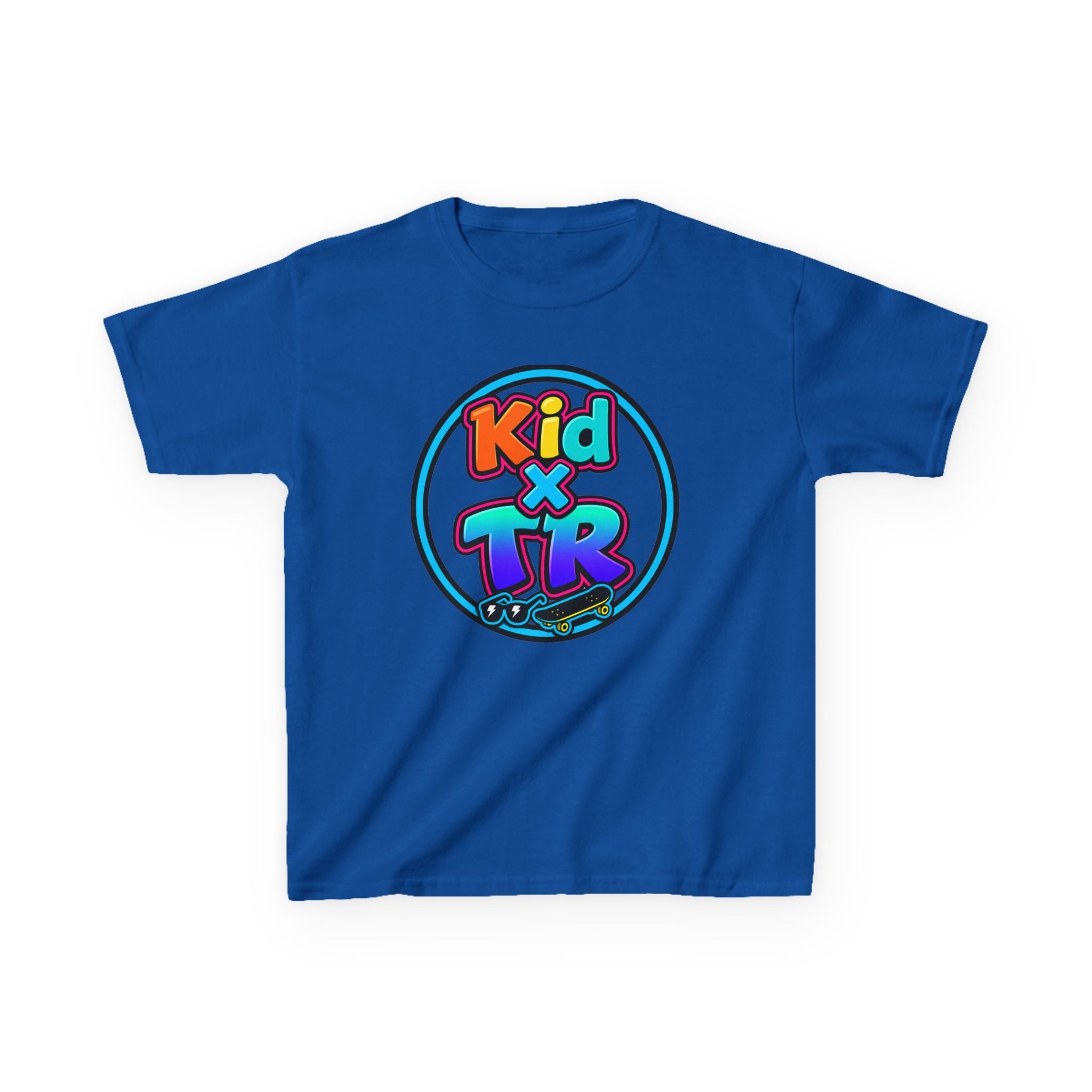 KIDXTR Kids T-Shirt  - Colorful Logo Graphic Tee