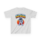 Kidxtr™ Kids Space T-Shirt — 'My First Stop: The Moon' Astronaut Graphic Tee