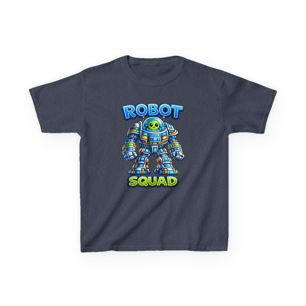 Robot Squad Kids T‑Shirt — Colorful Cute Mech Tee for Boys & Girls