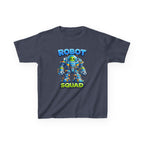 Robot Squad Kids T‑Shirt — Colorful Cute Mech Tee for Boys & Girls