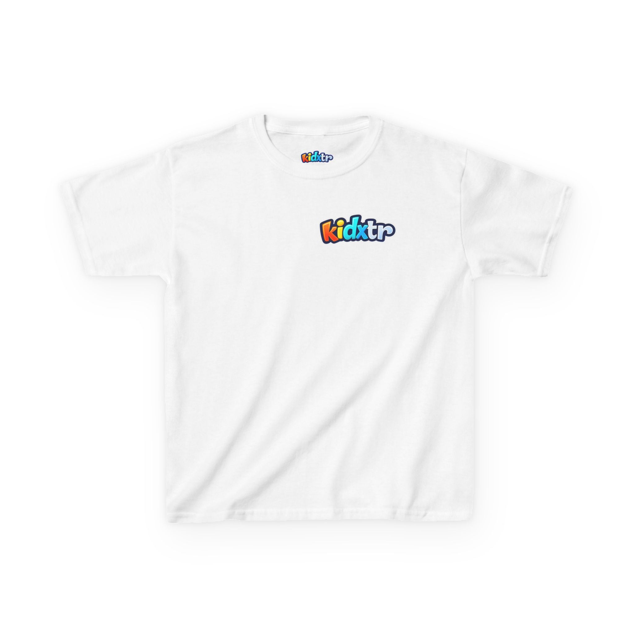 Kidxtr™ Kids Logo T-Shirt — 'Born Bold' Rainbow Wordmark Graphic Tee