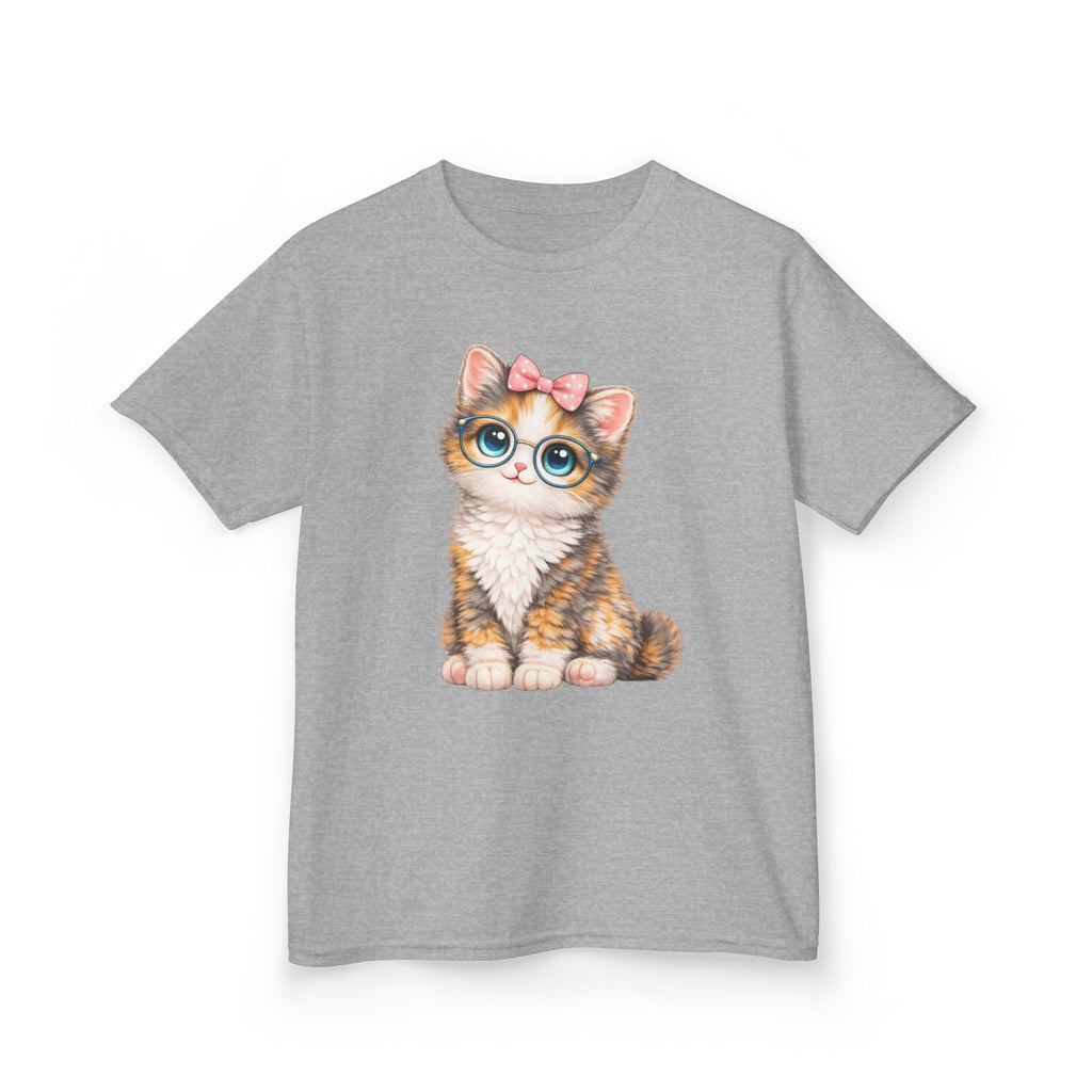 Kids Cat T-Shirt – Big-Eyed Kitten Graphic Tee