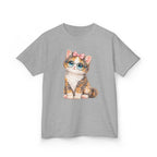 Kids Cat T-Shirt – Big-Eyed Kitten Graphic Tee