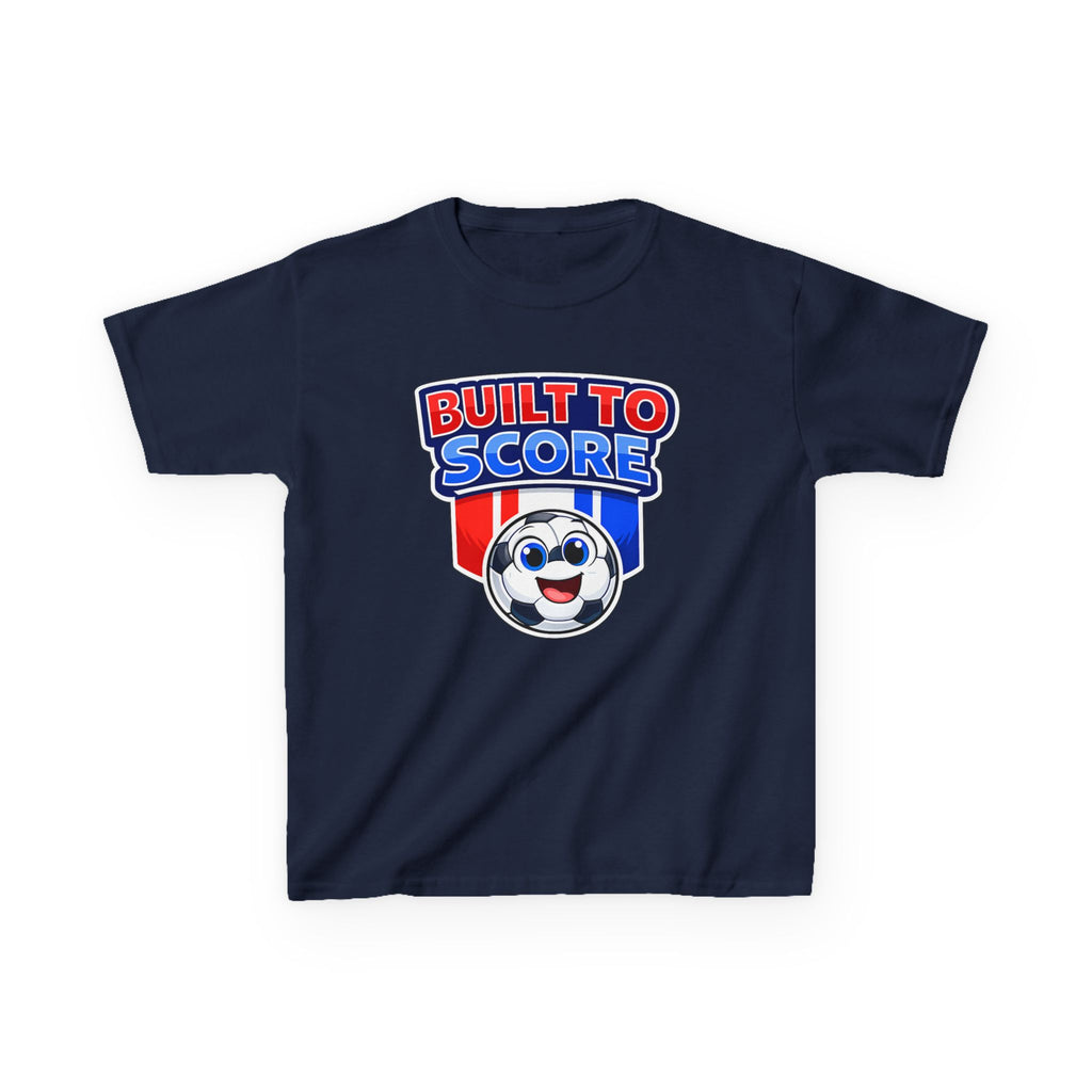Kids Soccer T-Shirt – Built to Score Graphic Tee