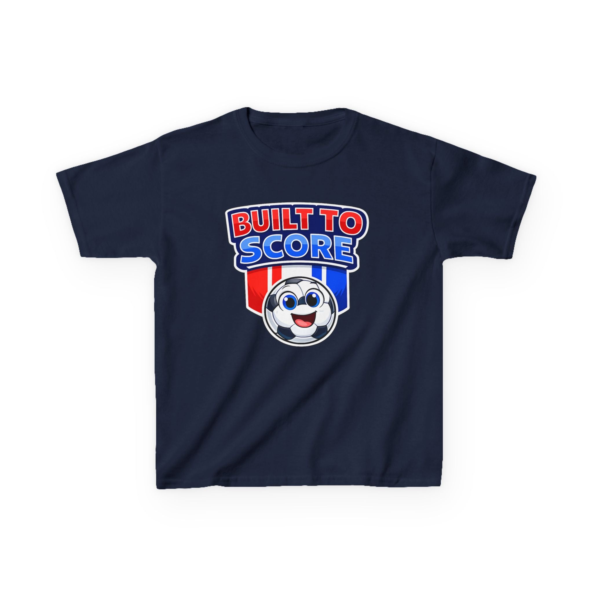 Kids Soccer T-Shirt – Built to Score Graphic Tee