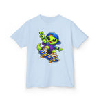 Kids Alien T-Shirt — 'Skate or Alien' Skateboard Graphic Tee