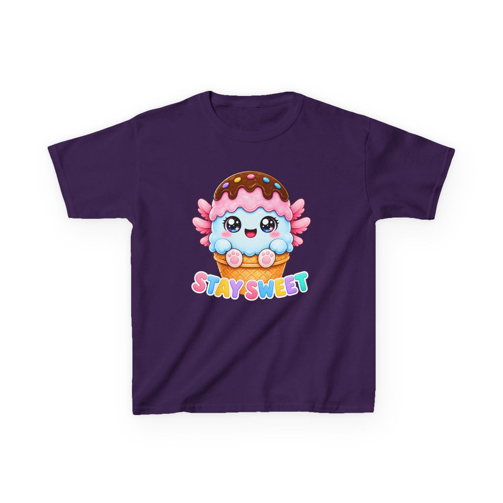 Kids Tee — Kawaii Ice Cream 'Stay Sweet' Graphic