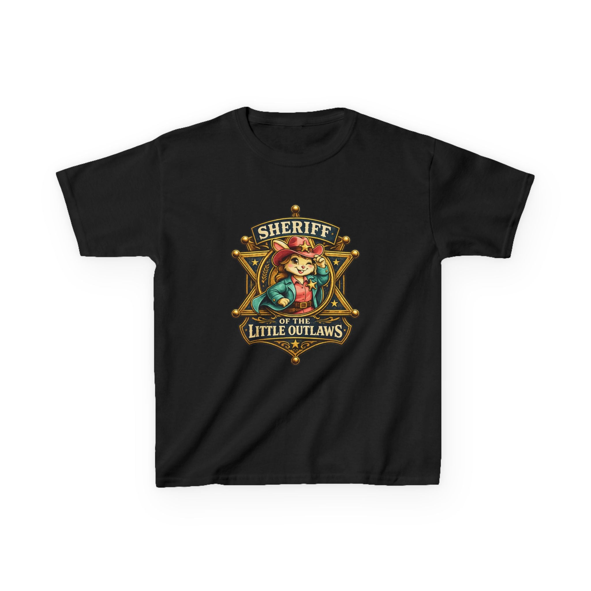 Lady Sheriff Rabbit - Kids T Shirt