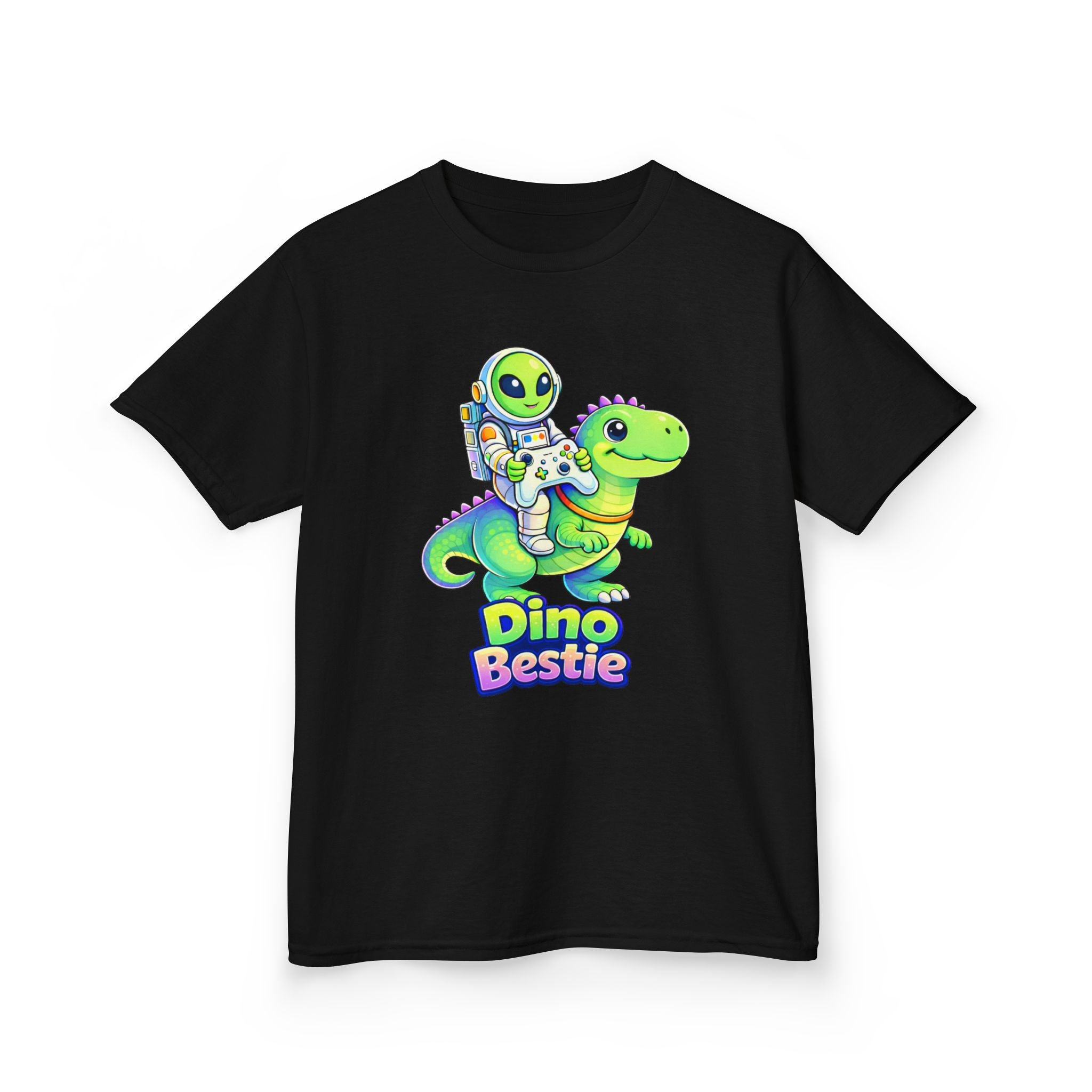 Kids Gamer T-Shirt – Dino Bestie Graphic Tee