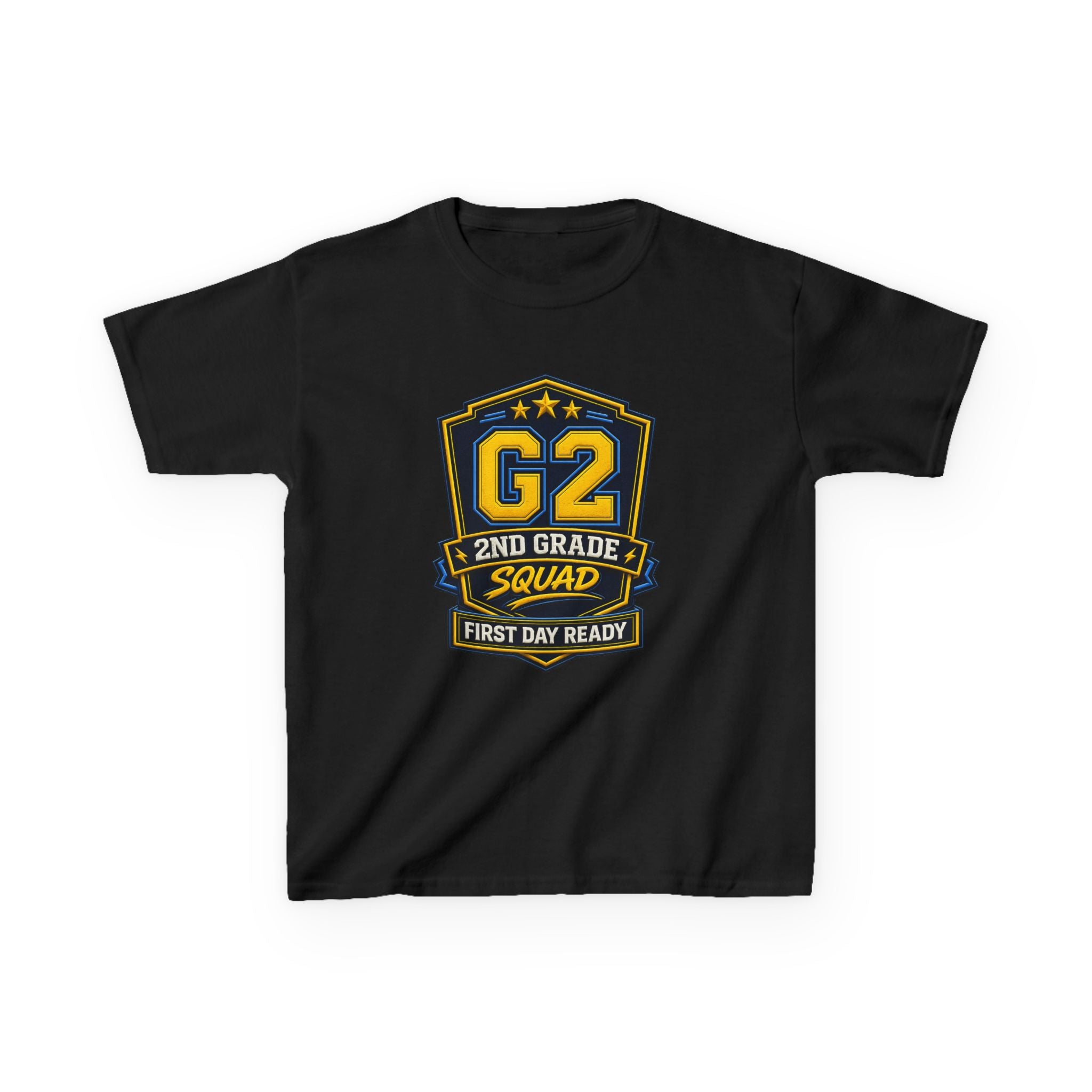 Kids 2nd Grade T-Shirt — 'G2 First Day Ready' Back-to-School Graphic Tee