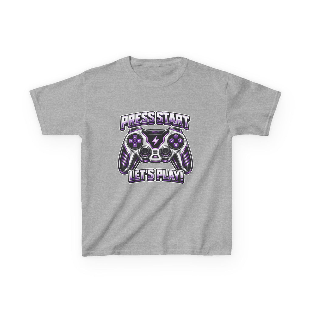 Kids Gaming T-Shirt — 'Press Start: Let’s Play!' Gaming Graphic Tee