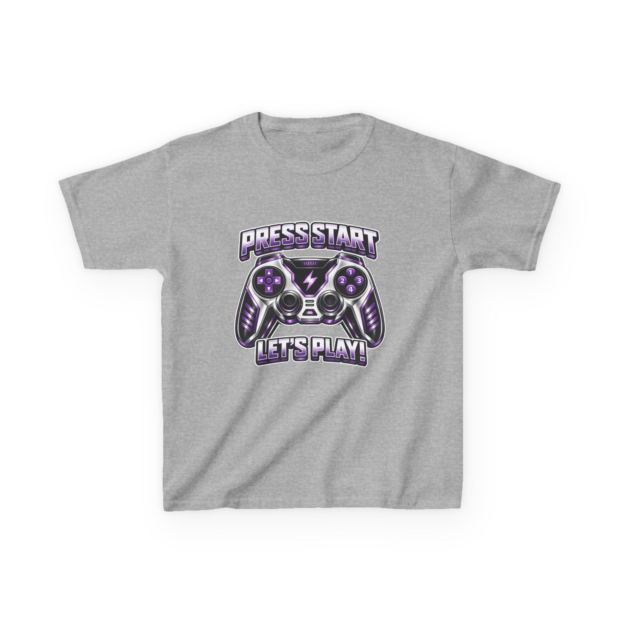 Kids Gaming T-Shirt — 'Press Start: Let’s Play!' Gaming Graphic Tee