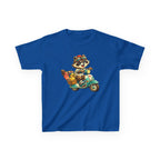 Kids Raccoon T-Shirt – Scooter Rider Graphic Tee