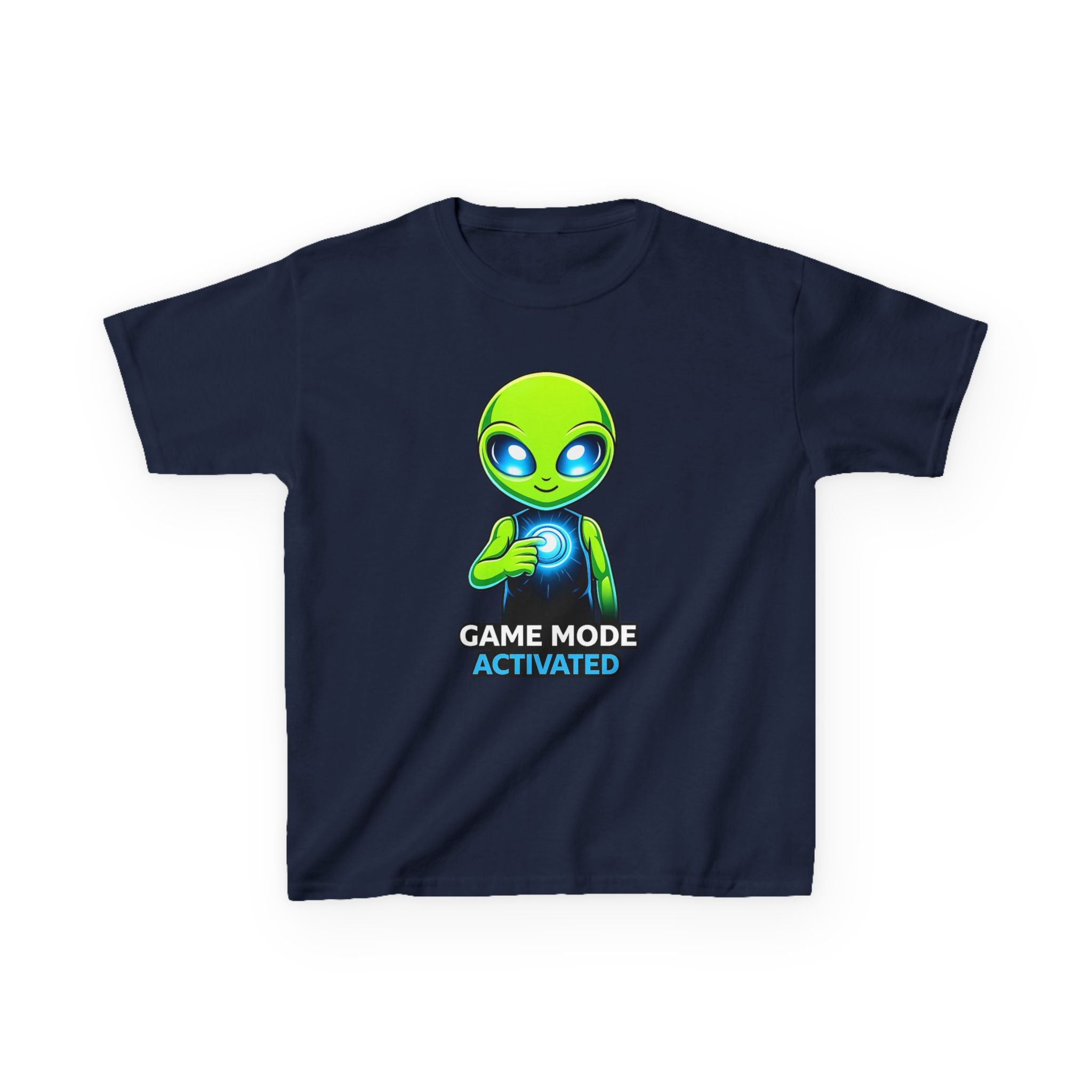 Kids Alien T-Shirt — 'Game Mode Activated' Gamer Graphic Tee