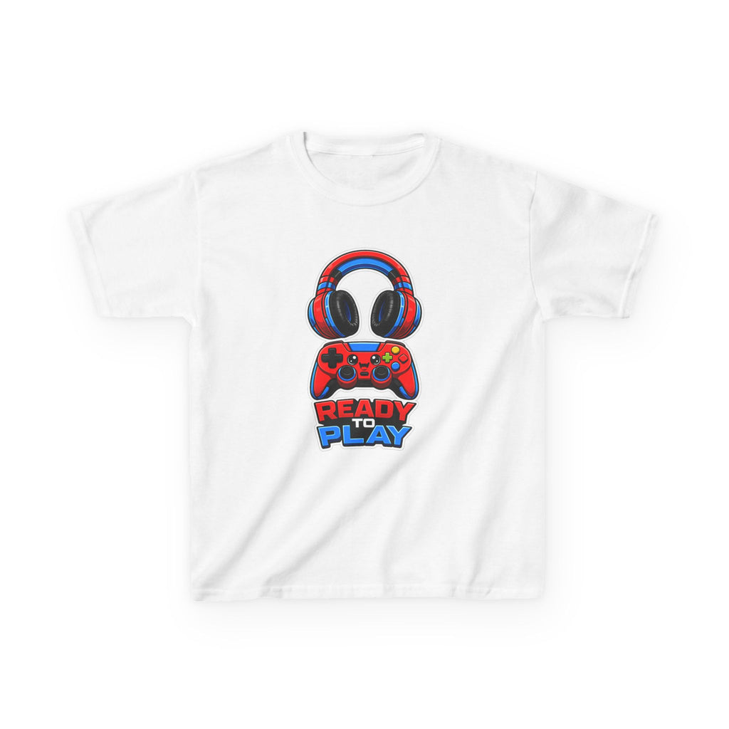 Kids Gaming T-Shirt — 'Ready to Play' Gamer Graphic Tee