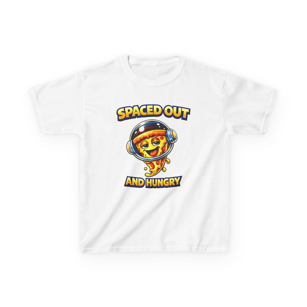 Kids Space T-Shirt – Astronaut Pizza Graphic Tee