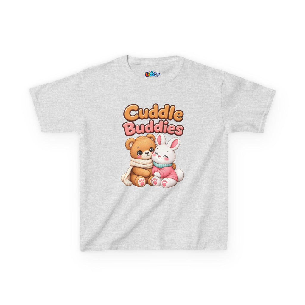 Kidxtr™ Kids Bear & Bunny T-Shirt — 'Cuddle Buddies' Cute Animal Graphic Tee