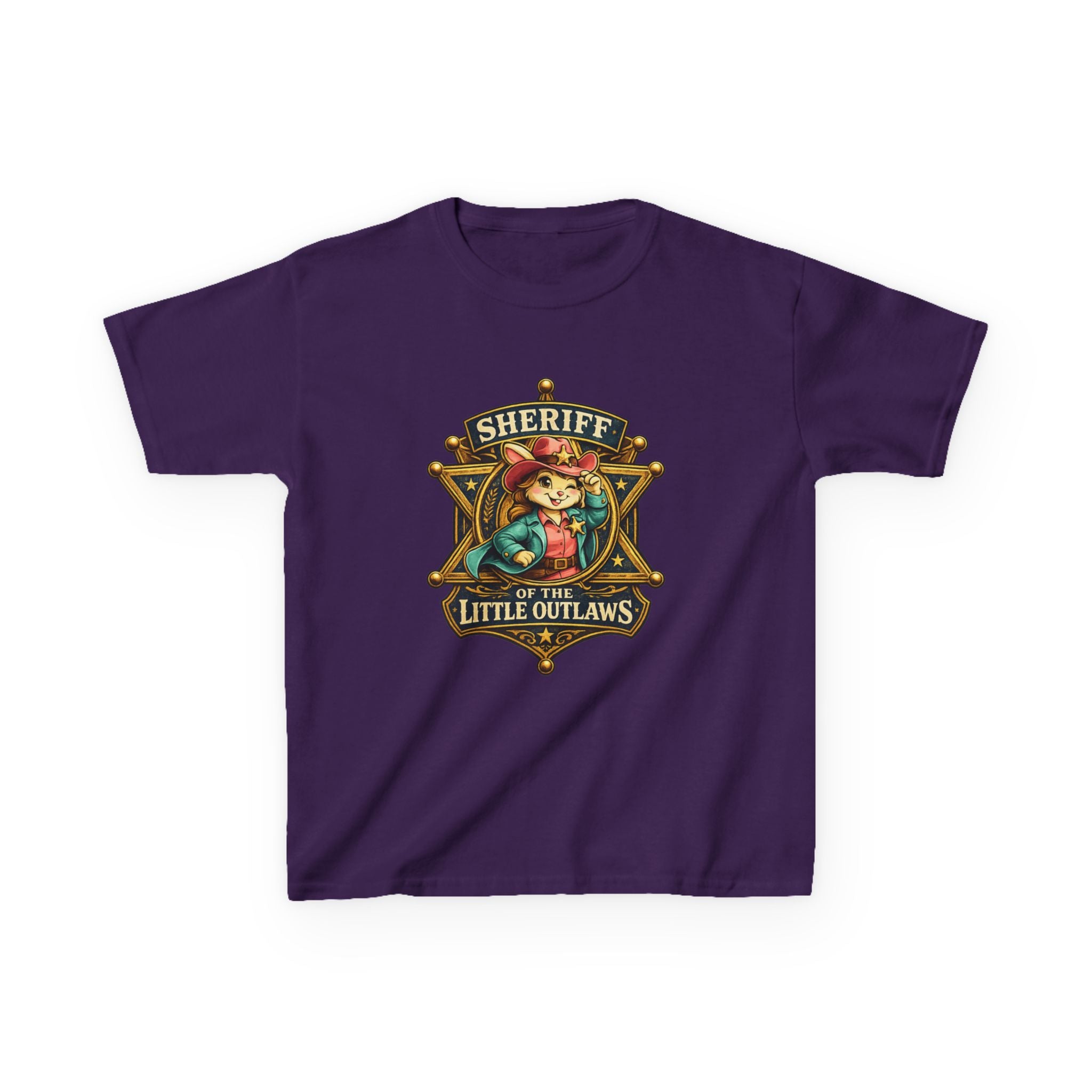 Lady Sheriff Rabbit - Kids T Shirt