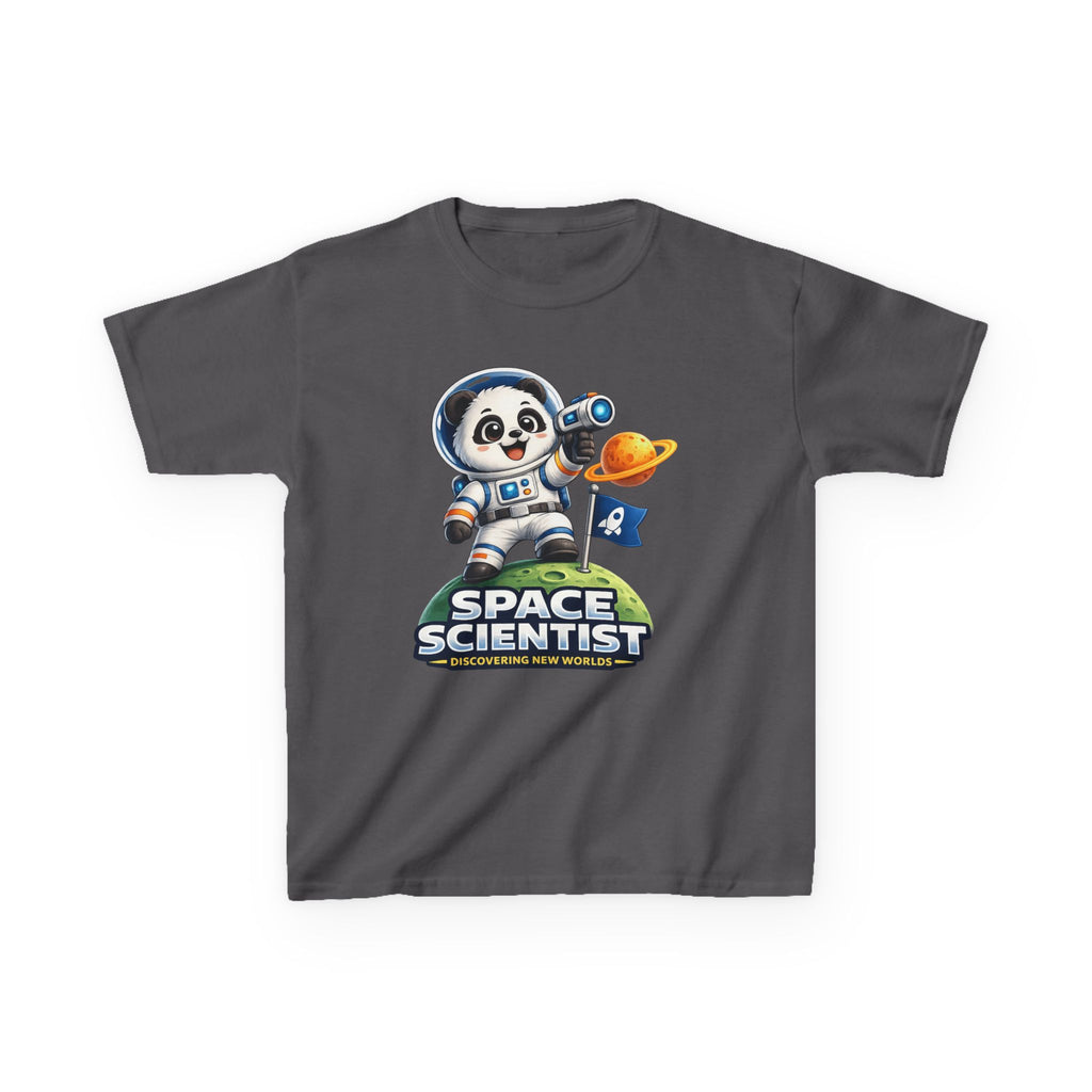 Kids Tee — 'Space Scientist' Panda Astronaut Shirt