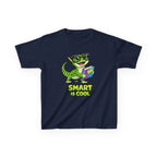 Kids Gecko T-Shirt — 'Smart Is Cool' Cartoon Gecko Graphic Tee