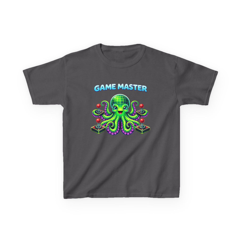 Kids Gaming T-Shirt — 'Game Master' Octopus Gamer Graphic Tee