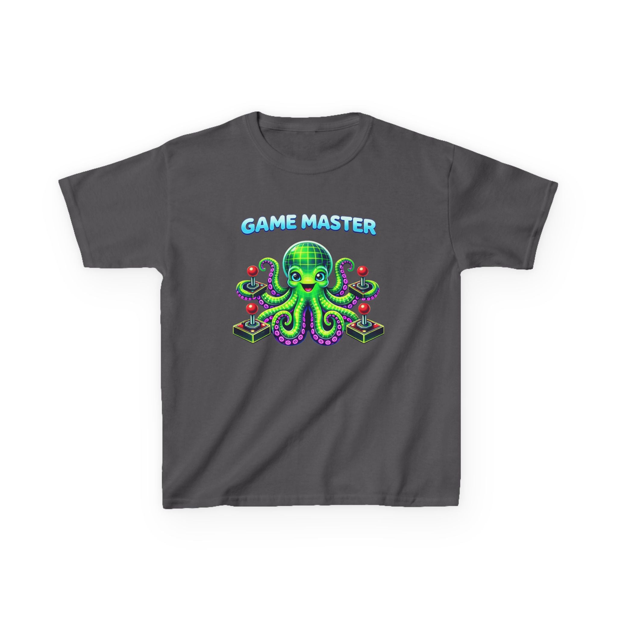Kids Gaming T-Shirt — 'Game Master' Octopus Gamer Graphic Tee