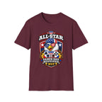 All-Star Gamer Dad T-Shirt — Patriotic Eagle Gaming Graphic Tee