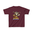 Kids Raccoon T-Shirt — 'Shred & Grin' Skateboarding Raccoon Graphic Tee