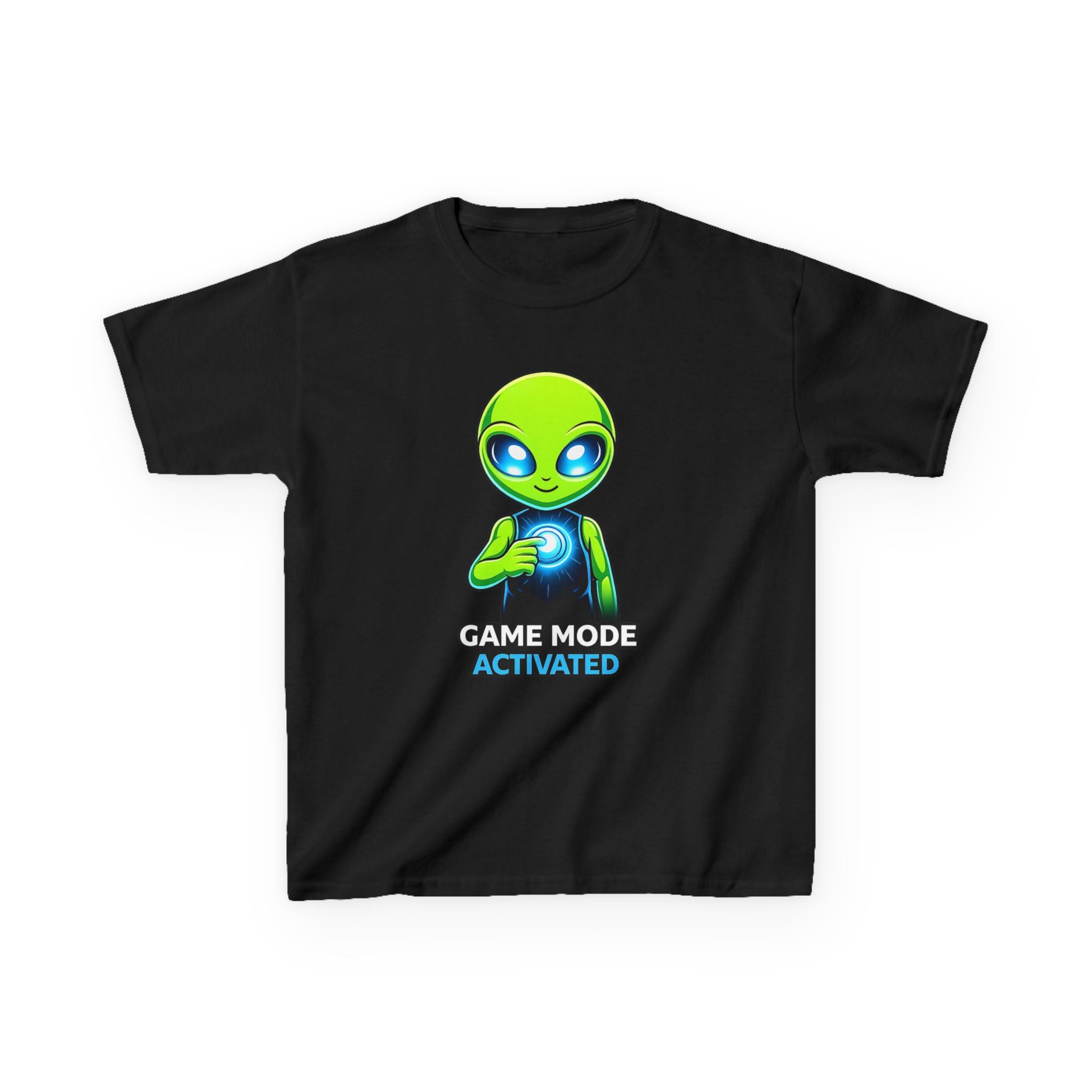 Kids Alien T-Shirt — 'Game Mode Activated' Gamer Graphic Tee