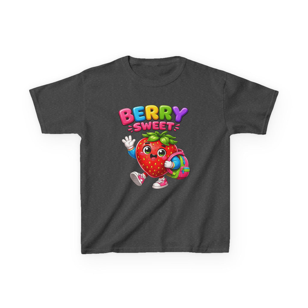 Kids Strawberry T-Shirt — 'Berry Sweet' Cute Strawberry Graphic Tee