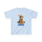 Kids Racing T-Shirt — 'Born to Zoom' Racing Bunny Graphic Tee