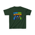 Kids Gamer T-Shirt — 'Gamer Mode Activated' Colorful Game Controller Tee