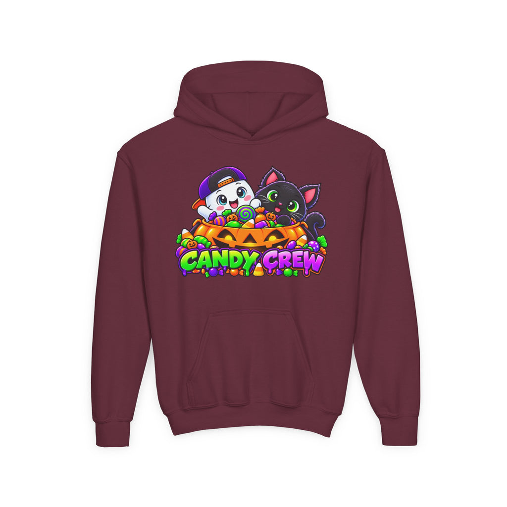 Kidxtr™ Kids Halloween Hoodie — 'Candy Crew' Halloween Graphic Hoodie