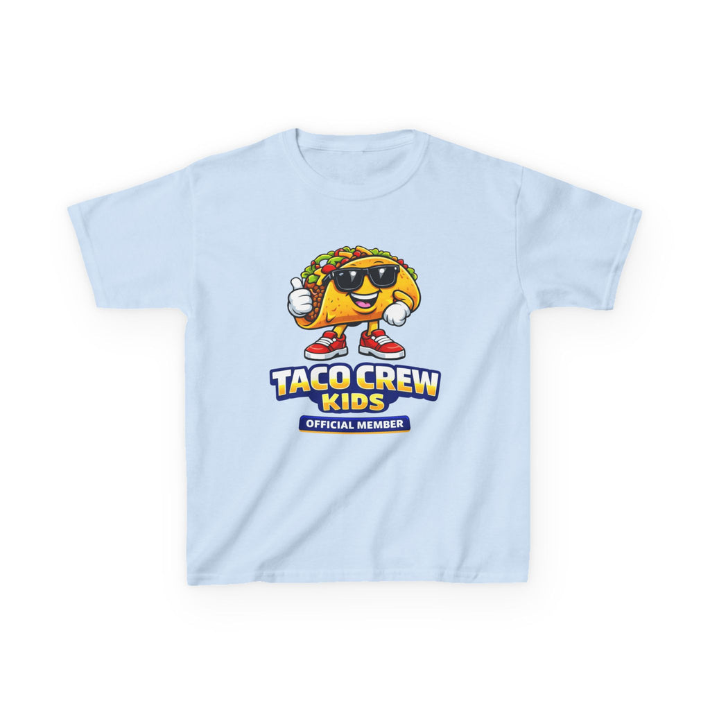 Kids Football T-Shirt — 'Taco Power' Football Hero Graphic Tee
