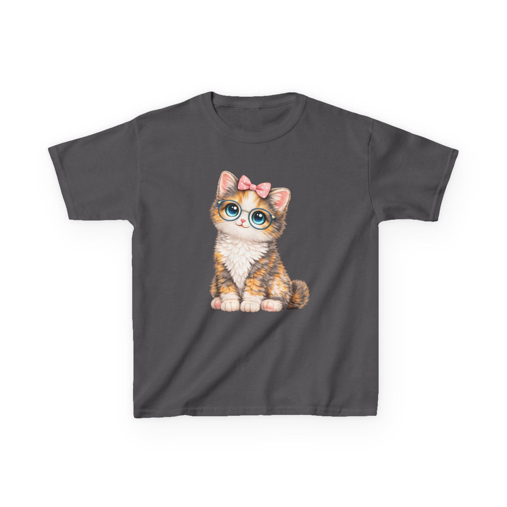 Kids Cat T-Shirt – Big-Eyed Kitten Graphic Tee