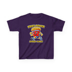 Kids French Fry T-Shirt — 'Fries Power Speed King' Funny Cartoon Graphic Tee