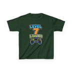 Kids Birthday T-Shirt — 'Level 7 Loaded' Birthday Gamer Graphic Tee